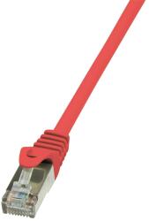 LogiLink PATCH CORD FTP LOGILINK Cat5e, cupru-aluminiu, 10 m, rosu, AWG26, ecranat CP1094S (timbru verde 0.18 lei)