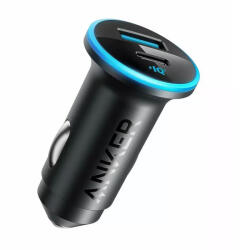 Anker Incarcator auto USB, Type-C Anker 323, 52.5W, negru
