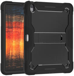 Techsuit [Pachet 360°] Husa + folie sticla iPad Air 13 (2024) Techsuit Rugged TabShell, negru