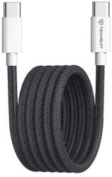 Techsuit Cablu Super Fast Charging tip C PD60W Techsuit, 1m, negru