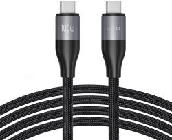Lito Cablu de date Type-C Fast Charging, 100W, 2m Lito LD25CC, gri