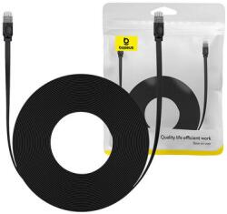 Baseus PATCH CORD UTP Baseus Cat6, fire din cupru, flat, viteza maxima 1 Gbps, PVC, 20m, negru B00133205111-01 (timbru verde 0.18 lei) - 6932172637095