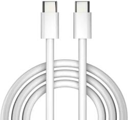  Cablu de date si incarcare USB-C la USB-C, 5A, 2 metri, Alb, Blister