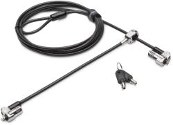 Kensington CABLU securitate KENSINGTON pt. notebook slot Nano, cheie standard, conectare directa, 1.8m, cablu otel carbon, 5mm, permite pivotare si rotire, blocare dubla, NanoSaver K64448WW (timbru verde 0.18 le