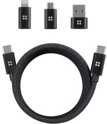 Edizard Cablu magnetic USB-C la Type-C 240W Edizard, 1m, EZ820102100