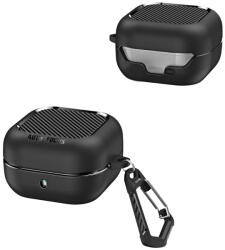Techsuit - CarbonFiber - for Samsung Galaxy Buds 4 / Buds 4 Pro - Black