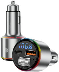 Proove Incarcator auto 30W, modulator FM Proove, USB+USB-C, FMPD30110006