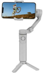 Techsuit Gimbal stabilizator telefon cu face tracking Techsuit F5, gri