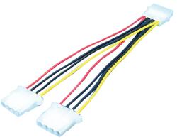 LogiLink CABLU alimentare LOGILINK, adaptor Molex (T) la 2 x Molex (M), CP0001 (timbru verde 0.08 lei)