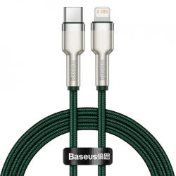 Baseus Cablu date Type-C la Lightning Baseus, 20W, 1m, CATLJK-A06, verde