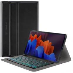 Techsuit Husa Samsung Galaxy Tab S7 Plus 12.4 T970T976 cu tastatura magnetica wireless RGB Techsuit? CozyTab, ? negru