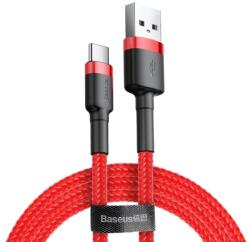 Baseus Cablu de date, Baseus Cafule CATKLF-U09, USB la USB-C, Quick Charge , 3A , 3 m, Rosu / Negru, Blister