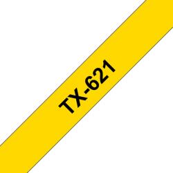 Brother Banda laminata Original Brother Black on Yellow, TX621, pentru E105|E110|H100|H101|H105|H110|H111|P300|128|200|1000|1010|1090|1100|1120|1130|1160|1170|1180|1190|1200|1230|1280|1290|6100|7100|ST1150, 9