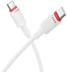 BOROFONE Cablu Type-C premium, 60W, 1m Borofone Beneficio, alb, BX110