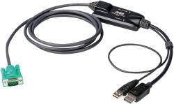 ATEN CONVERTOR CONSOLA ATEN, convertor display port console KVM CV190-AT (timbru verde 0.8 lei)