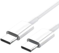  Cablu de date cu mufa USB C la mufa USB C, 60W, incarcare rapida, 1m, Alb