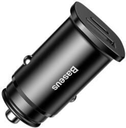 Baseus Incarcator auto bricheta USB Type-C Baseus, negru, CCALL-AS01