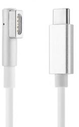  Cablu de Date cu conector USB Type-C la conector MagSafe 1, 1.8m pentru MacBook Air / Pro A1369, A1370, A1278, A1286, A1297, Alb