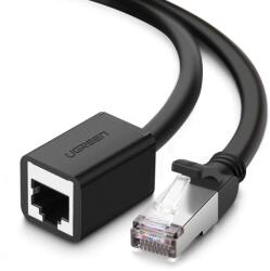 UGREEN PATCH CORD F / UTP prelungitor Ugreen Cat6, NW112, fire din cupru, RJ-45 (T) la RJ-45 (M), viteza maxima 1 Gbps, 0.5m, negru 11278 (timbru verde 0.08 lei) - 6957303882786