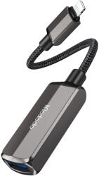 Mcdodo Adaptor OTG Lightning la USB, Lightning Mcdodo CA-2690, gri