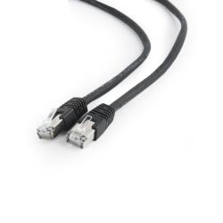 Gembird PATCH CORD FTP GEMBIRD Cat6, cupru-aluminiu, 1 m, negru, AWG26, ecranat PP6-1M / BK (timbru verde 0.08 lei)
