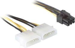 Gembird CABLU alimentare GEMBIRD, adaptor Molex la PCI-E, 2 x Molex la 1 x 6 pin PCI-E, CC-PSU-6 (timbru verde 0.08 lei)