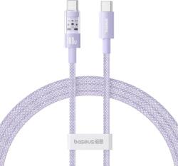 Baseus CABLU alimentare si date Baseus Gem, Fast Charging Data Cable pt. smartphone, USB Type-C la USB Type-C 100W, 2m, mov P10373000511-01 (timbru verde 0.08 lei) - 6932172658823