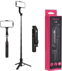 Techsuit Selfie Stick trepied cu telecomanda wireless Techsuit L12, 106cm