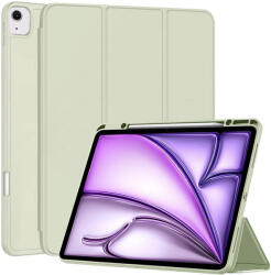 Techsuit Husa iPad Air 13 (2024) Techsuit Flex Trifold Pen, verde deschis