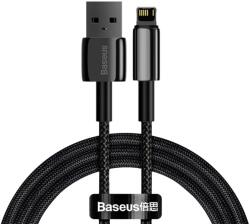 Baseus Cablu de date USB la Lightning Baseus, 2.4A, 1m, negru, CALWJ-01