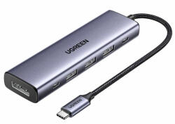 UGREEN Docking station, hub USB, Type-C, DP Ugreen, PD100W, 75642