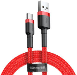 Baseus Cablu de date tip C Baseus, 2A, 3m, rosu, CATKLF-U09