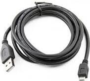 Gembird CABLU alimentare si date GEMBIRD, pt. smartphone, USB 2.0 (T) la Micro-USB 2.0 (T), 1m, black, CCP-mUSB2-AMBM-1M (timbru verde 0.08 lei)
