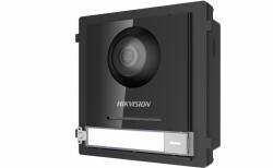 Hikvision PANOU videointerfon modular de exterior Hikvision, 1xbuton apelare, cam video wide angle 180grade Fish eye 2MP, permite conec pana la 8 submodule de extensie DS-KD8003-IME1 / EU (timbru verde 0.8 lei)