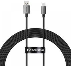 Baseus CABLU alimentare si date Baseus Superior, Fast Charging Data Cable pt. smartphone, USB la USB Type-C 100W, 1.5m, negru P10320102114-01 (timbru verde 0.08 lei) - 6932172631956