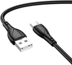BOROFONE Cablu incarcare USB, Type-C 3A Borofone Energy, negru, BX121