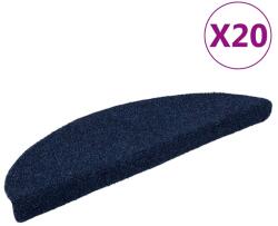vidaXL Covorase scari autoadezive, 20 buc. , 56x17x3 cm, semirotunde, bleumarin GartenMobel Dekor (3365677) Covor