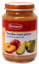 Semper Плодово пюре Semper - Праскови и круши, 190 g (9511) - baby