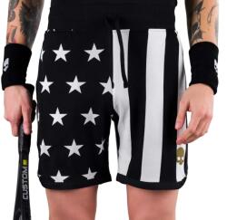 Hydrogen Pantaloni scurți tenis bărbați Hydrogen Star Shorts Man - white/black (T00552-077)