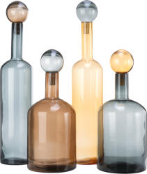Polspotten Decorațiuni din sticlă Bubbles and Bottles XXL, coniac, set 4 piese (140-300-227)