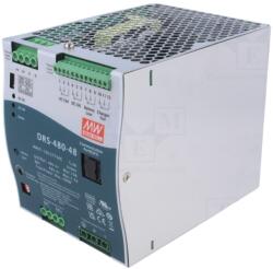 MEAN WELL Alimentator cu buffer 480W, 48VDC, 7, 7A pentru şină DIN - MEAN WELL (DRS-480-48)
