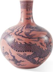 Polspotten Vază Dragon roz (230-205-428)