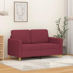 vidaXL Canapea cu 2 locuri, rosu vin, 120 cm, material textil GartenMobel Dekor (359476) Canapea