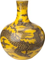 Polspotten Vază Dragon, galben (230-205-388)