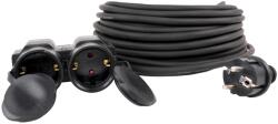 Hepol Prelungitor Hepol 15m cu fisa dubla IP44 (1108609)