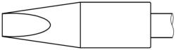 JBC TOOLS Vârf tip şurubelniţă 5, 5x1, 5mm Heavy Duty pentru staţii de lipit (C470009)