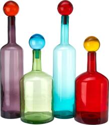 Polspotten Decorațiuni din sticlă Bubbles and Bottles XXL, multicolore, set 4 piese (140-300-226)
