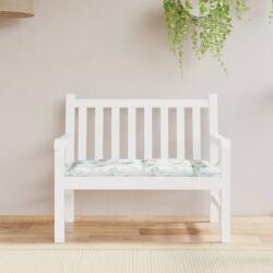 vidaXL Perna pentru banca gradina, model frunze, 110x50x7 cm, textil GartenMobel Dekor (361826)