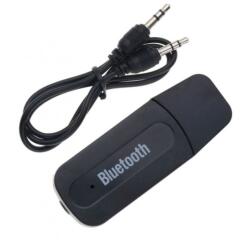 Techstar Adaptor Receptor Audio USB cu Bluetooth Techstar® A2DP, Jack 3.5mm, Transmitator AUX, Negru (SKU1077)