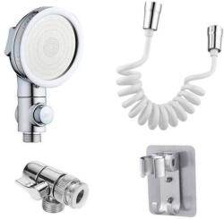 EMC ONSHOP Set Para de dus cu presiune ridicata, Extensie robinet, Furtun flexibil spiralat, Robinet pt comutare si Suport perete (R-ML-44-9)